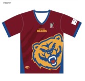 Banyule Bears Warm Up Tee - Maroon 